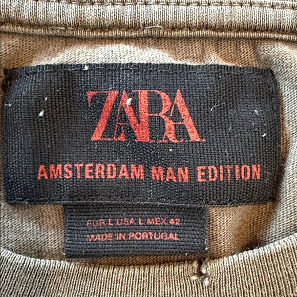 Zara Drowsy Moods Nightmare Walk T-shirt oversized fit. Men’s large green Grunge - Picture 3 of 15